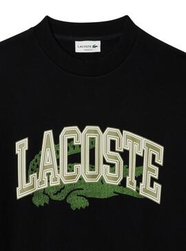 Sudadera Lacoste College negro para hombre