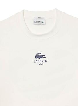 Camiseta Lacoste Paris beige para mujer y hombre