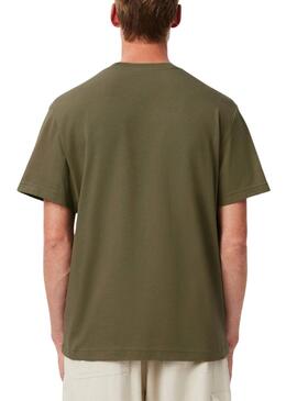 Camiseta Lacoste Pocket verde para hombre