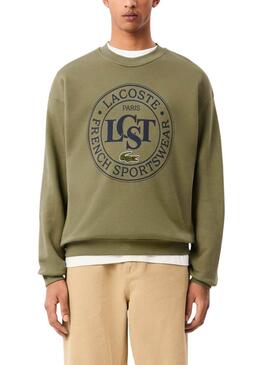 Sudadera Lacoste LCST verde para hombre