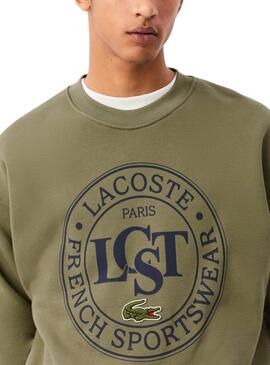 Sudadera Lacoste LCST verde para hombre