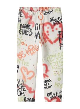 Leggings Name It Noelle HeartFelt Graffiti niña