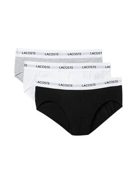 Pack calzoncillos Lacoste Slip colores neutros para hombre