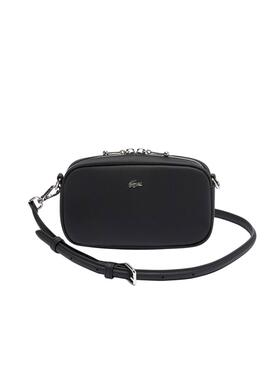 Bolso Lacoste Daily city negro para mujer