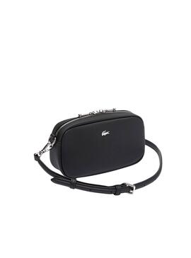 Bolso Lacoste Daily city negro para mujer