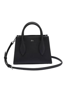 Bolso Lacoste Handle daily negro para mujer