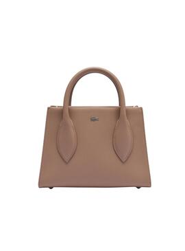 Bolso Lacoste Handle daily camel para mujer