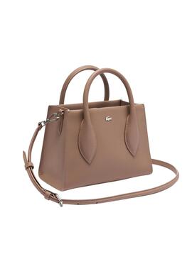 Bolso Lacoste Handle daily camel para mujer