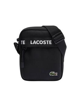 Bolso camera Lacoste Logo negro para hombre