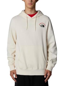 Sudadera The North Face con capucha Expedition beige para hombre