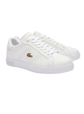 Zapatillas Lacoste Powercourt blanco para mujer