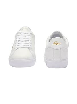 Zapatillas Lacoste Powercourt blanco para mujer