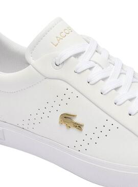 Zapatillas Lacoste Powercourt blanco para mujer