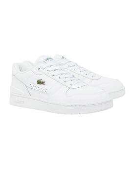 Zapatillas Lacoste T Clip blanco para mujer