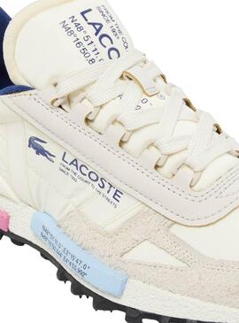 Zapatillas Lacoste Elite crema para mujer