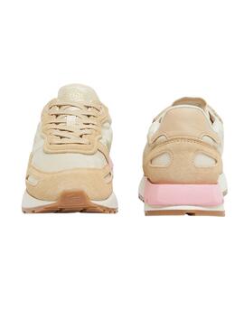 Zapatillas Lacoste Partner beige para mujer