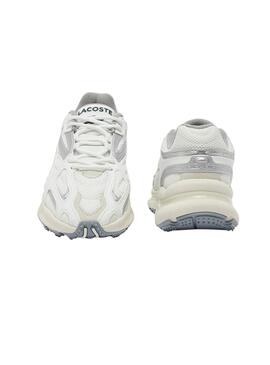 Zapatillas Lacoste L003 blanco y plata para hombre