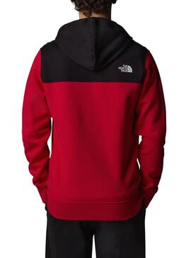 Chaqueta The North Face Icon rojo y negro para hombre