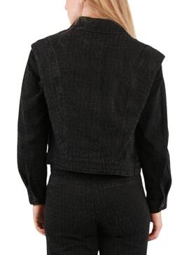 Chaqueta Vila vaquera Vizoa negro para mujer