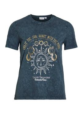 Camiseta Vila Vibenvi cosmic gris para mujer