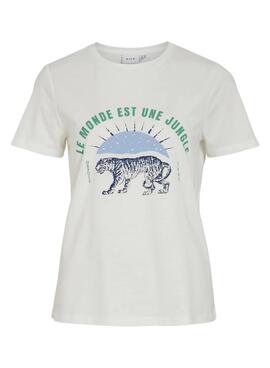 Camiseta Vila Viamur blanco para mujer