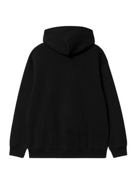 Sudadera Carhartt Hooded logo negro para mujer