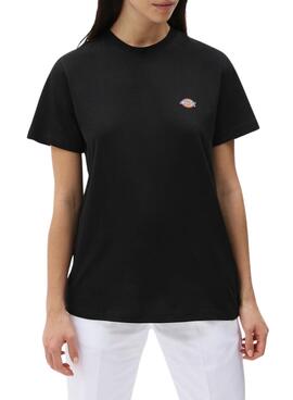 Camiseta Dickies Mapleton negro para mujer