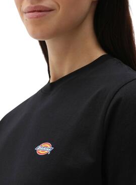 Camiseta Dickies Mapleton negro para mujer