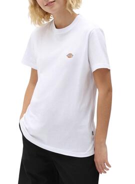 Camiseta Dickies Mapleton blanco para mujer