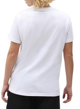 Camiseta Dickies Mapleton blanco para mujer