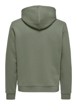 Sudadera Only and Sons Connor verde para hombre