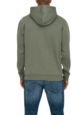 Sudadera Only and Sons Connor verde para hombre