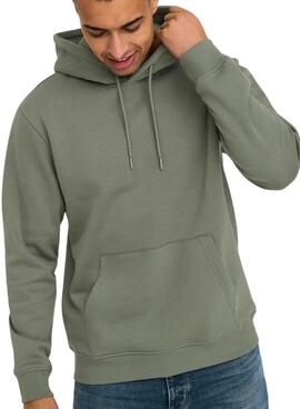 Sudadera Only and Sons Connor verde para hombre