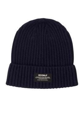 Gorro Ecoalf Thickalf azul marino mara hombre y mujer