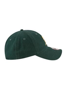 Gorra New Era Oakland Athletics Core Classic verde para hombre y mujer