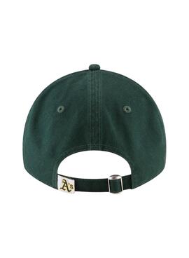 Gorra New Era Oakland Athletics Core Classic verde para hombre y mujer