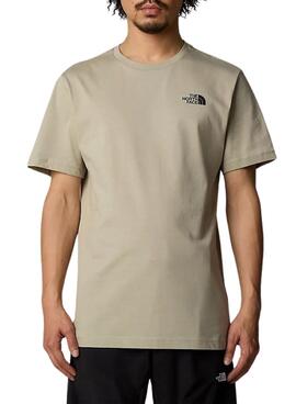 Camiseta The North Face  Redbox Graphic beige para hombre