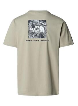 Camiseta The North Face  Redbox Graphic beige para hombre