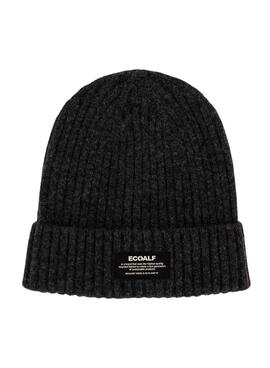 Gorro Ecoalf Thick gris oscuro para hombre y mujer