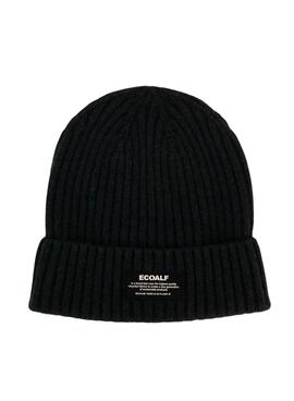 Gorro Ecoalf Thick negro para hombre y mujer