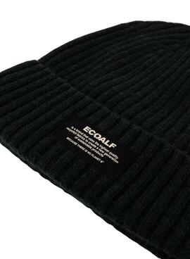 Gorro Ecoalf Thick negro para hombre y mujer