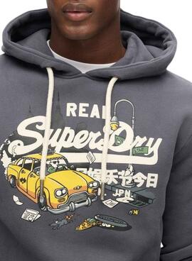 Sudadera Superdry New York marino para hombre