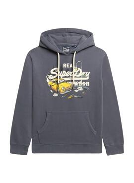 Sudadera Superdry New York marino para hombre