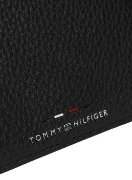 Cartera Tommy Hilfiger Premium de piel negro para hombre