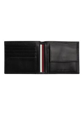 Cartera Tommy Hilfiger Premium de piel negro para hombre