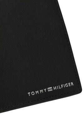 Cartera Tommy Hilfiger casual de piel negro para hombre