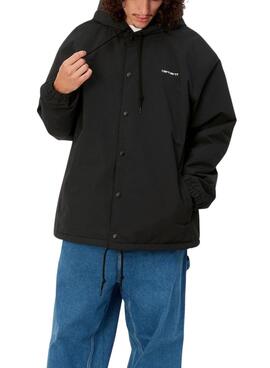 Cazadora Carhartt Coach negro para hombre