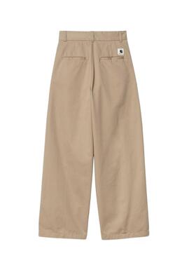 Pantalón Carhartt Leola beige para mujer