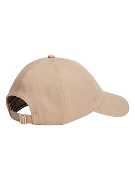 Gorra Tommy Hilfiger TH beige para mujer