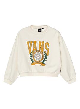 Sudadera Vans First Team Loose Crew para niña